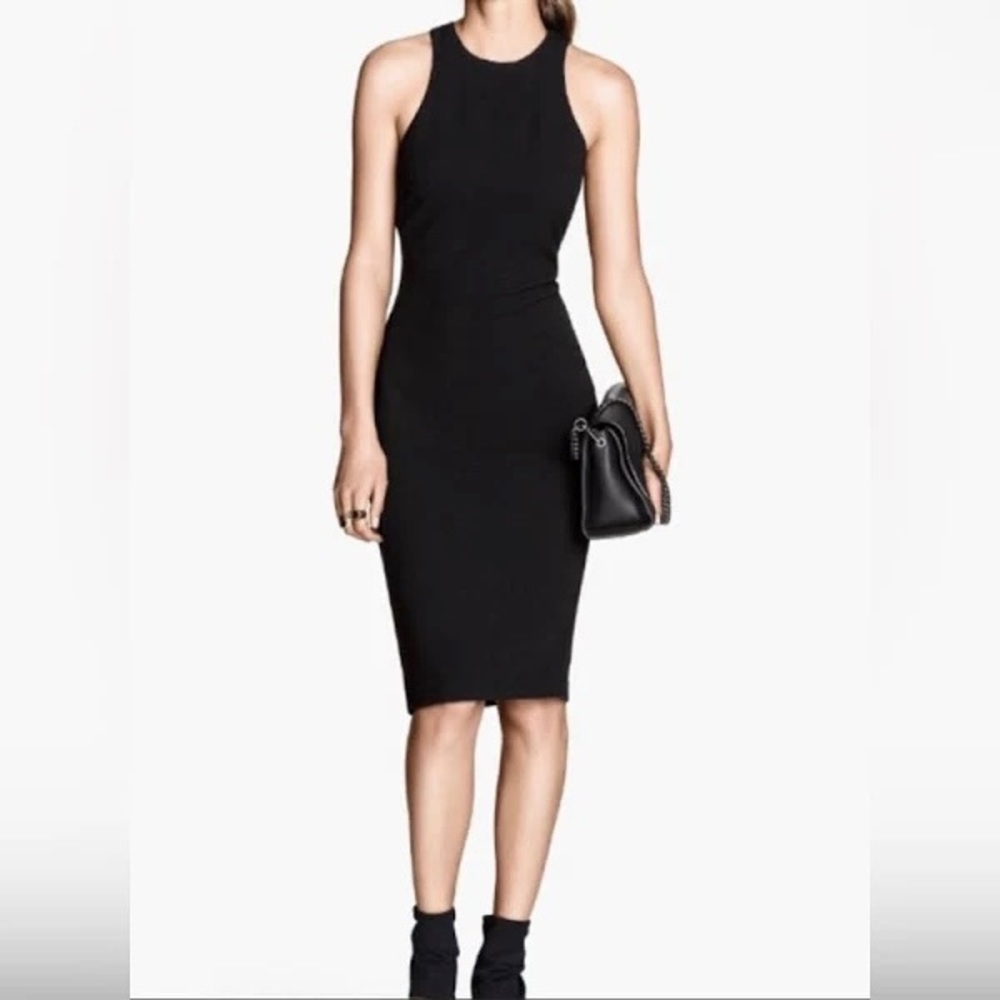 Bodycon Black Midi Dress